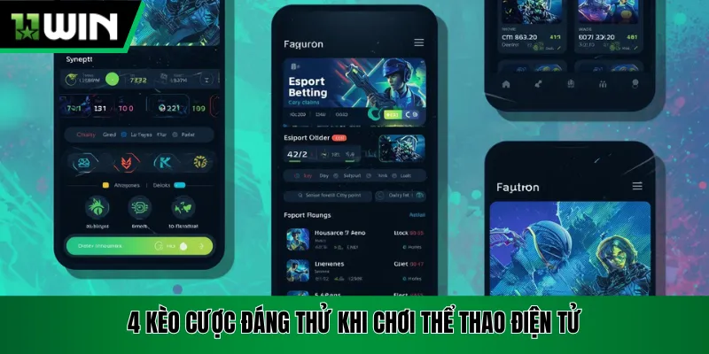 4 kèo cược đáng thử khi chơi thể thao điện tử