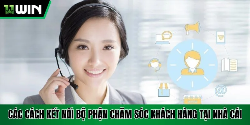 Các cách kết nối bộ phận chăm sóc khách hàng tại nhà cái