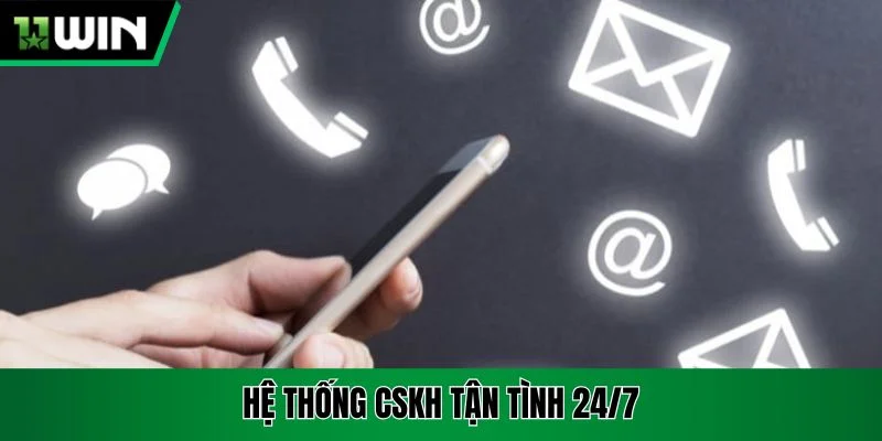 Hệ thống CSKH tận tình 24/7
