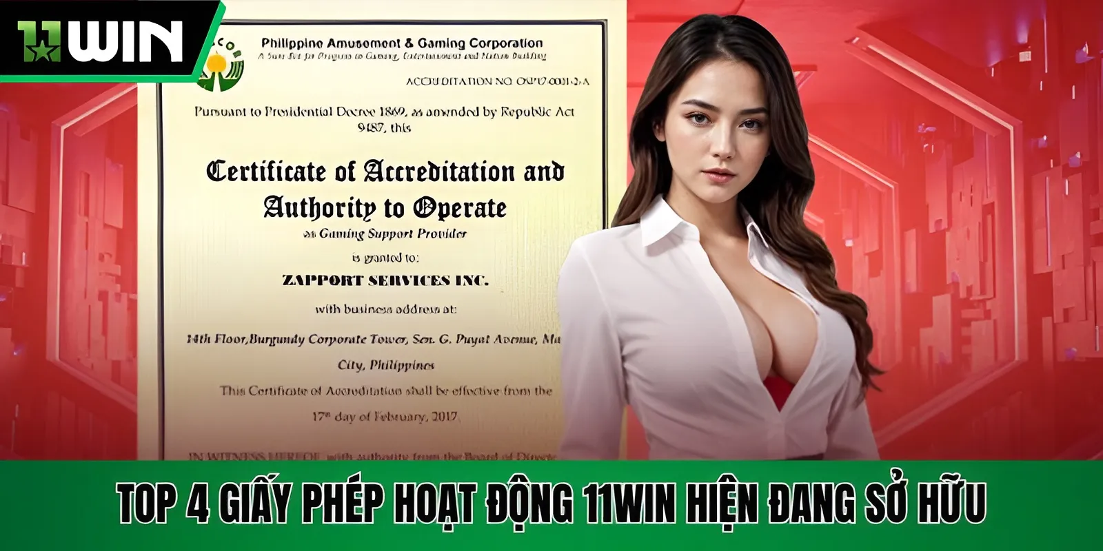 Top 4 giấy phép hoạt động 11Win hiện đang sở hữu